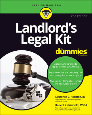 Cover image: Landlord's Legal Kit For Dummies 2nd edition 9781119896340