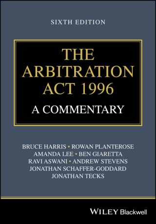 Cover image: The Arbitration Act 1996 6th edition 9781119898719