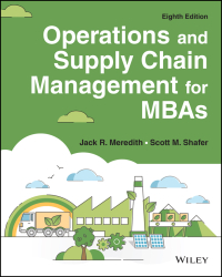 Imagen de portada: Operations and Supply Chain Management for MBAs 8th edition 9781119898696