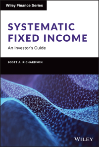 Imagen de portada: Systematic Fixed Income 1st edition 9781119900139