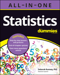Imagen de portada: Statistics All-in-One For Dummies 1st edition 9781119902560