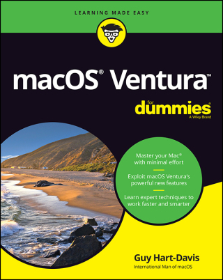 Cover image: macOS Ventura For Dummies 1st edition 9781119912873