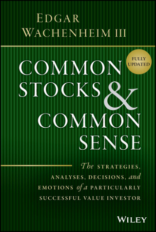 Cover image: Common Stocks and Common Sense 2nd edition 9781119913245