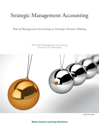 Cover image: (AUCS) Strategic Management Accounting for University of Newcastle 4th edition 9781119924838