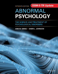 Cover image: Abnormal Psychology: The Science and Treatment of Psychological Disorders, DSM-5-TR Update, Enhanced eText 15th edition 9781119933489