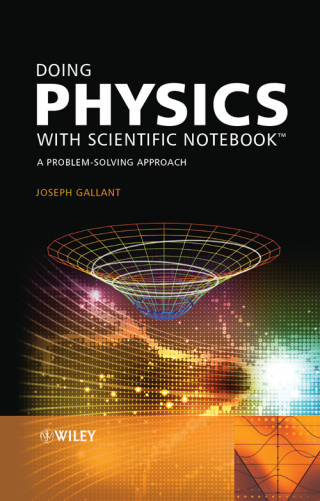 Imagen de portada: Doing Physics with Scientific Notebook 1st edition 9780470665985