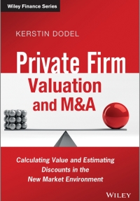 Imagen de portada: Private Firm Valuation and M&A 1st edition 9781119978787