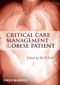 Imagen de portada: Critical Care Management of the Obese Patient 1st edition 9780470655900