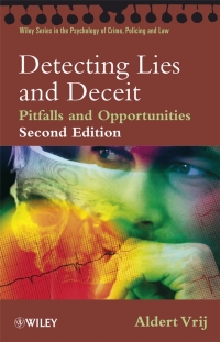 صورة الغلاف: Detecting Lies and Deceit 1st edition 9780470516256