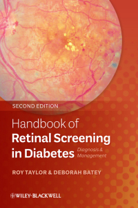 Cover image: Handbook of Retinal Screening in Diabetes: Diagnosis and Management 2nd edition 9780470658499