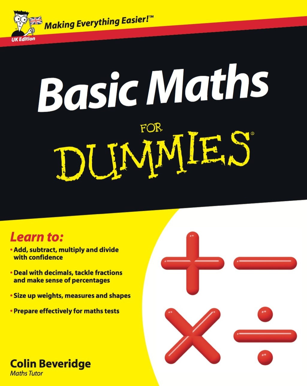 Basic Maths For Dummies  UK Edition - 1st Edition (eBook)
