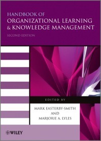 Cover image: Handbook of Organizational Learning and Knowledge Management 2nd edition 9780470972649