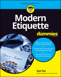 Imagen de portada: Modern Etiquette For Dummies 3rd edition 9781119982845