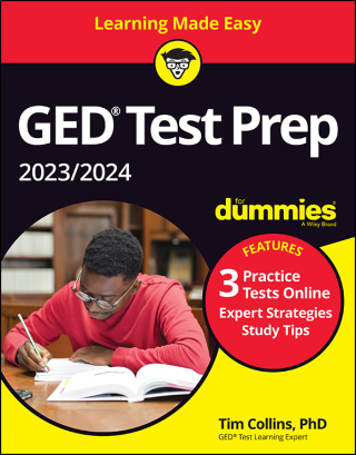Cover image: GED Test Prep 2023/2024 For Dummies with Online Practice 6th edition 9781119989097
