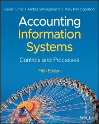 Cover image: Accounting Information Systems: Controls and Processes, Enhanced eText 5th edition 9781119989486
