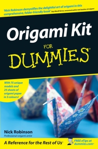 Cover image: Origami Kit For Dummies 1st edition 9780470758571