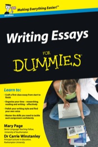 Cover image: Writing Essays For Dummies, UK Edition 1st edition 9780470742907