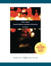 Cover image: ESSENTIAL STATISTICS IN BUSINESS AND ECONOMICS 2nd edition 9780071104333