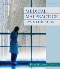 Cover image: Medical Malpractice Law and Litigation 1st edition 9781401852467