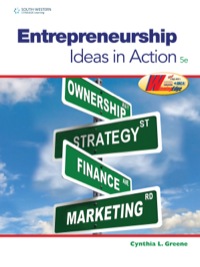 Cover image: Entrepreneurship: Ideas in Action 5th edition 9781133466673