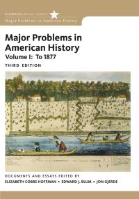Cover image: Major Problems in American History, Volume I 3rd edition 9781133339793