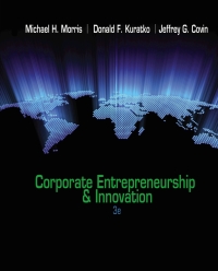 Cover image: Corporate Entrepreneurship & Innovation 3rd edition 9780538478922