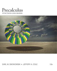 Cover image: Precalculus: Functions and Graphs 12th edition 9781133385097