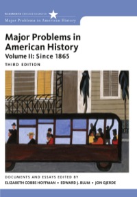 Cover image: Major Problems in American History, Volume II 3rd edition 9781133339809