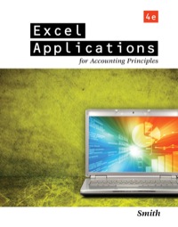 Cover image: Excel Applications for Accounting Principles 4th edition 9781111581565