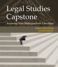 Cover image: Legal Studies Capstone: Assessing Your Undergraduate Education 1st edition 9781133481195
