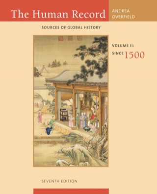 Cover image: The Human Record: Sources of Global History, Volume II: Since 1500 7th edition 9780495913085