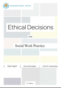 Cover image: Brooks/Cole Empowerment Series: Ethical Decisions for Social Work Practice 9th edition 9781133331643