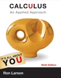Cover image: Calculus: An Applied Approach 9th edition 9781133879282