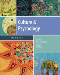 Cover image: Culture and Psychology 5th edition 9781111344931