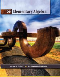 Cover image: Elementary Algebra 5th edition 9781133784753