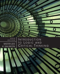 Cover image: Introduction to Logic and Critical Thinking 6th edition 9781133966968