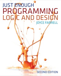 Cover image: Just Enough Programming Logic and Design 2nd edition 9781111825959