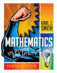 Cover image: Mathematics: Its Power and Utility 10th edition 9781111577421