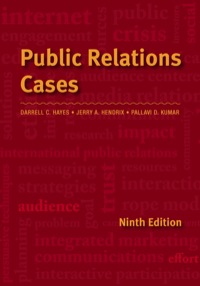 Cover image: Public Relations Cases 9th edition 9781133966548