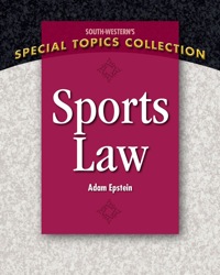 Cover image: Sports Law 1st edition 9781133897408