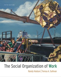 Cover image: The Social Organization of Work 5th edition 9781111300951