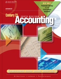 Cover image: Century 21 Accounting: Advanced, 2012 Update 9th edition 9781133466567