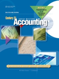 Cover image: Century 21 Accounting: Multicolumn Journal, 2012 Update 9th edition 9781133466574