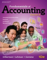 Cover image: AAO for Gilbertson/Lehman/Gentene's Fundamentals of Accounting: Course 2 10th edition 9781133947332