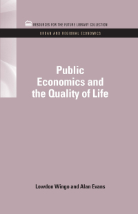 表紙画像: Public Economics and the Quality of Life 1st edition 9781617260766