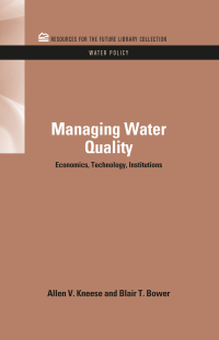 Cover image: Managing Water Quality 1st edition 9781617260797