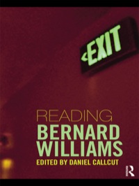 صورة الغلاف: Reading Bernard Williams 1st edition 9780415771900