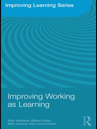 Imagen de portada: Improving Working as Learning 1st edition 9780415496469