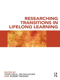 Imagen de portada: Researching Transitions in Lifelong Learning 1st edition 9780415495998