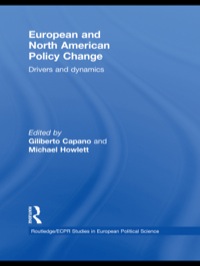 Imagen de portada: European and North American Policy Change 1st edition 9780415849968